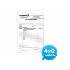 Nota Controle de Serviço - 18,5x12,3cm - 50x2 - Autocopiaivo - 1x0 cores - 10 unidades Nota Controle de Serviço - 18,5x12,3cm - 50x2 - Autocopiaivo - 1x0 cores - 10 unidades